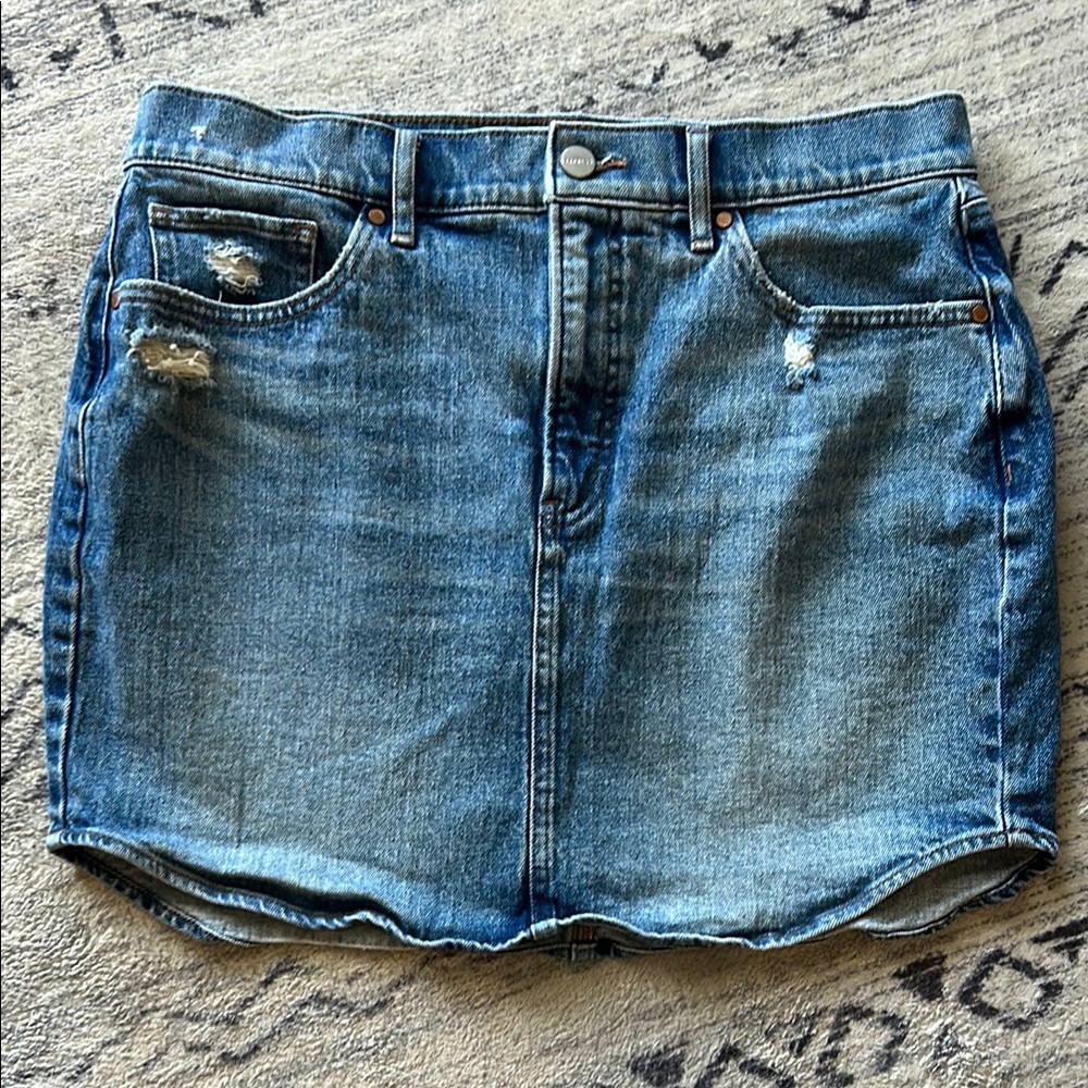 Express Denim Mini Skirt